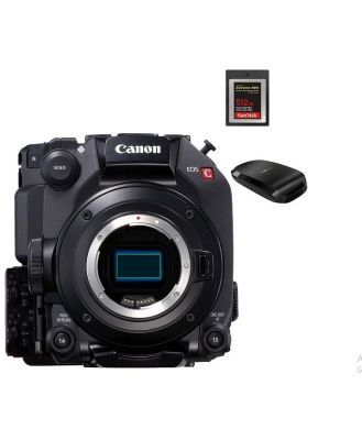 Canon C300 Mark III Body & 512GB CFExpress Card & Reader Compact Cinema EOS Camera