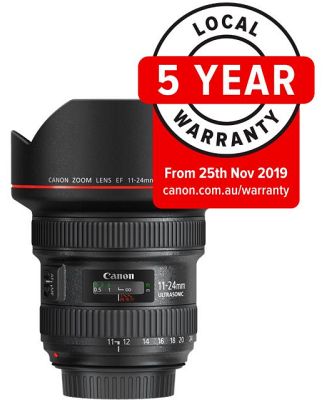 Canon EF 11-24mm f/4L USM Wide Angle Lens