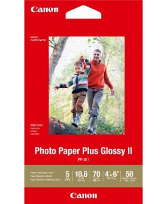 Canon PP3014X6-50 50 Sheets Photo Paper Plus Glossy II Paper
