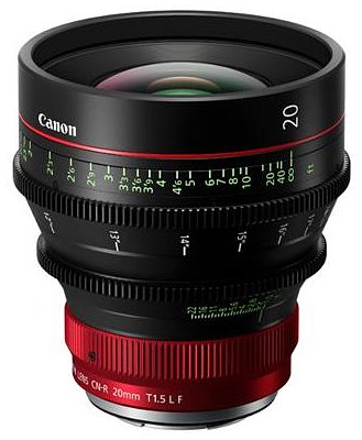 Canon R20mm T1.5 L F Cine Lens