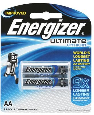 Energizer Ultimate Lithium AA Battery - 2 Pack