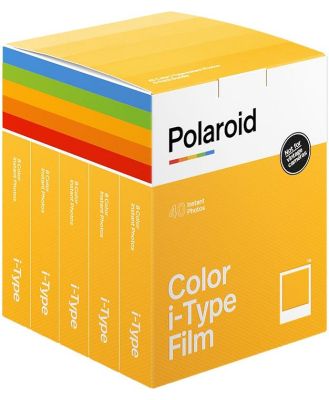 Polaroid i-Type Colour - Instant Film 5 PACK (40 Exposures)