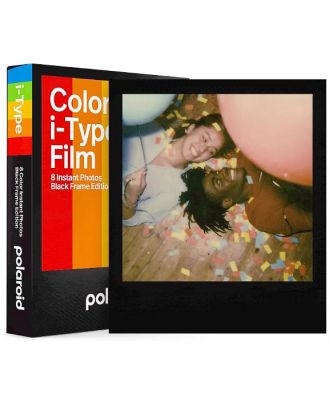 Polaroid i-Type Colour - Instant Film (8 Exposures) Black Frame Edition