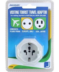 Jackson Inbound USB Travel Adaptor - EU/USA - Surge Protected