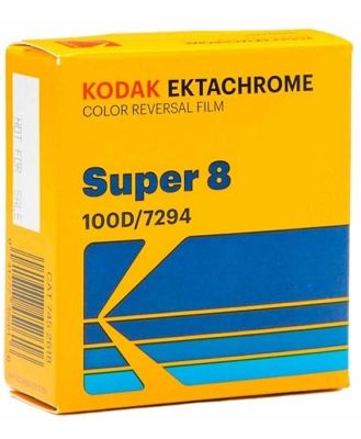 Kodak Ektachrome 100D Color Transparency Film #7294 - Super 8, 50-ft Roll