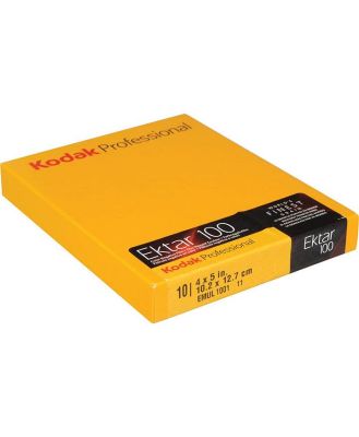 Kodak Ektar 100 ISO Profession al 4x5 (10 Sheets) Colour Negative Sheet Film