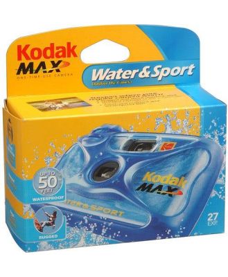 Kodak Max Water & Sport 27 Exposure - Disposable Film Camera