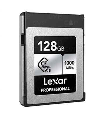 Lexar Professional CFexpress Type B - 128GB SILVER Card 1000MB/s read / 600MB/s write