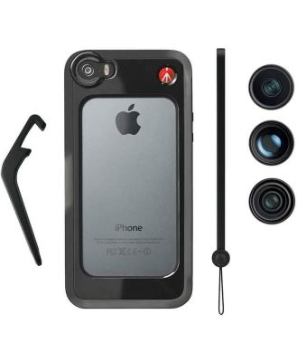 Manfrotto Klyp+ 3 Lens Set for iPhone 5, 5s, 6, 6Plus Portrait,Landscape, Fisheye