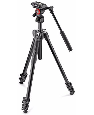 Manfrotto MK290LTA3-V 3 Section - Tripod Kit with Fluid Video Head