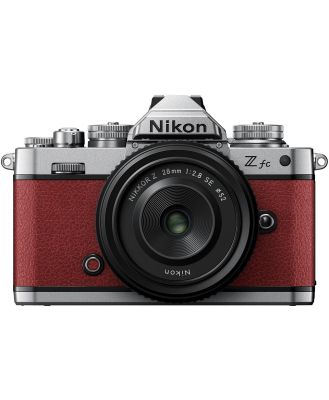 Nikon Z fc Crimson Red w/ Nikkor Z 28mm f/2.8 (SE) Lens Mirrorless Camera