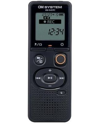 OM System VN-541PC-E1-BLK Digital Voice Recorder