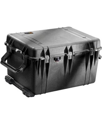 Pelican 1660 Black Case with Padded Dividers