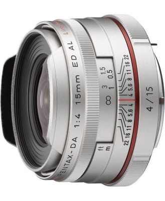 Pentax HD DA 15mm f/4 Silver ED AL Limited Wide Angle Lens