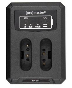 ProMaster Dually Charger - USB - Sony NP-BX1