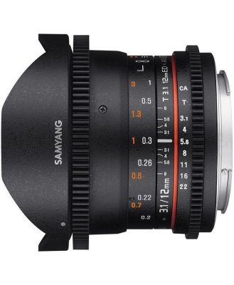 Samyang 12mm T3.1 VDSLR CINE - Canon EF Full Frame