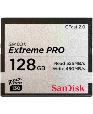 SanDisk Extreme PRO CFast 2.0 525MB/s - 128GB Memory Card