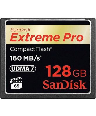 SanDisk Extreme PRO CompactFlash 160MB/s - 128GB Memory Card