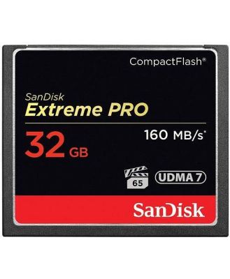 SanDisk Extreme PRO CompactFlash 160MB/s - 32GB Memory Card