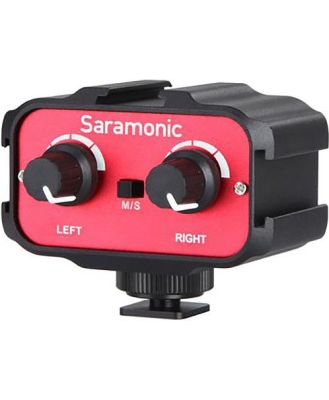 Saramonic SR-AX100 Passive 2- Channel Audio Adapter for DSLR Cameras