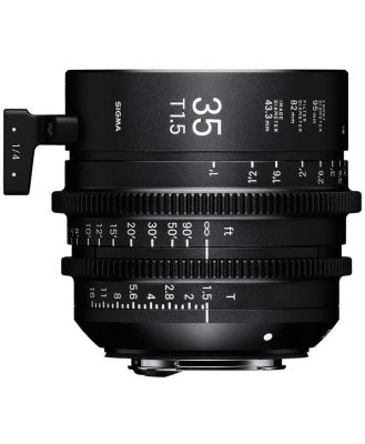Sigma 35mm T1.5 CINE Lens - Canon EF Fully Luminous Feet