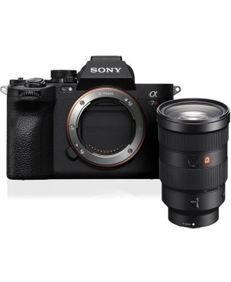 Sony Alpha A7R V Body w/ E-Mount 24-70mm f/2.8 G Master Lens Compact System Camera