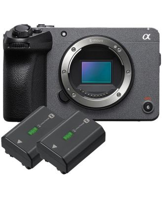 Sony Cinema Line FX30 Body APSC E-Mount Video Camera w/ Bonus 2 x NPFZ100 Batteries