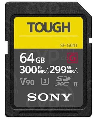 Sony SF-G Tough Series 64GB SDXC UHS II V90 - Memory Card