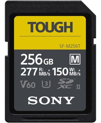 Sony SF-M Series Tough 256GB SDXC UHS-II V60 - Memory Card