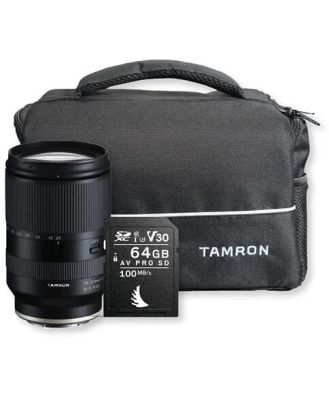 Tamron 28-200mm f/2.8-5.6 Di III RXD Lens - Sony FE w/Bonus Tamron Bad & 64GB SD