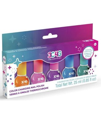 3C4G Nail Polish 5 Pack Colour Changing
