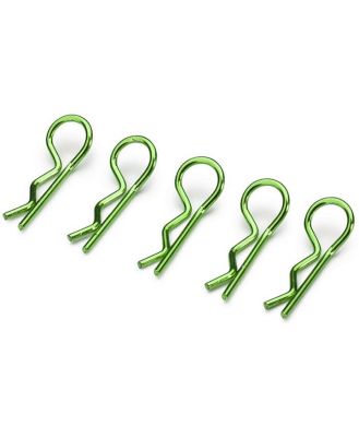Absima RC Body Clips Small Green 10 Pack