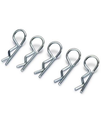 Absima RC Body Clips Small Silver 10 Pack