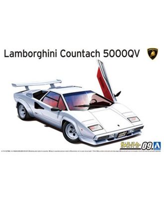 Aoshima Model Kit 1:24 85 Lamborghini Countach 5000QV