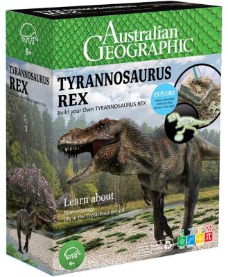 Australian Geographic Tyrannosaurus Rex Dig Build & Learn Kit