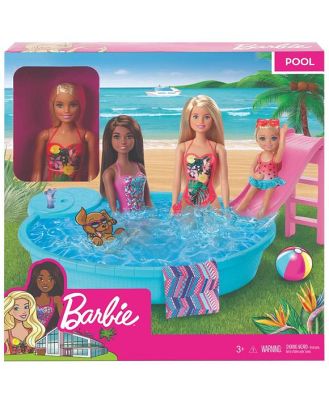 Barbie Doll With Pool Playset