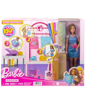 Barbie Fashion Design Doll Clothing Boutique Playset & Accessories