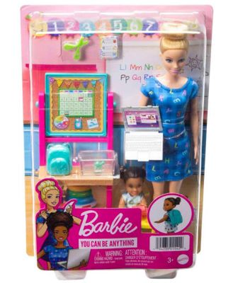 Barbie Teaching Doll Playset With Accessories