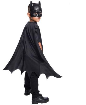 Batman Cape & Mask Kids Dress Up Costume Set