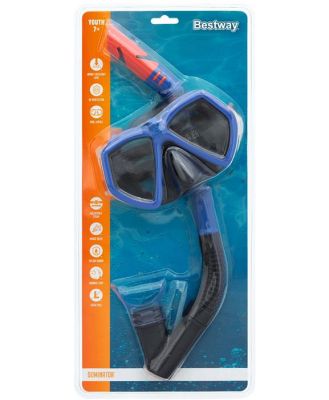 Bestway Dominator Kids Mask & Snorkel Set Assorted Colours