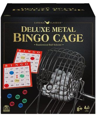 Cardinal Classics Deluxe Metal Bingo Cage Game