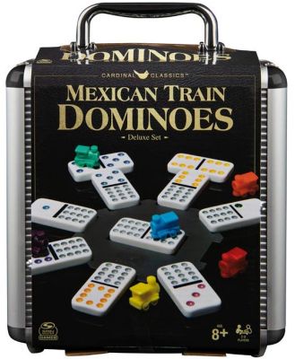 Cardinal Classics Dominoes Mexican Train In Aluminium Carry Case