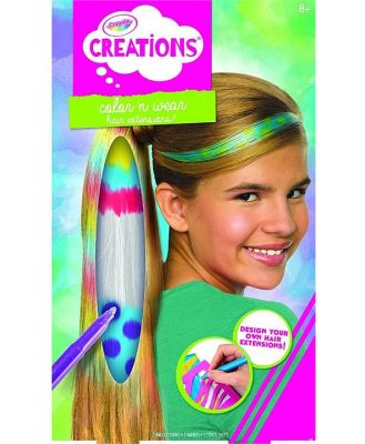 Crayola Creations Colour N Wear Hair Extensions