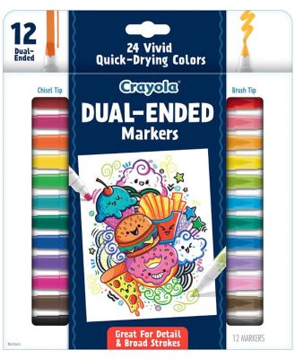 Crayola Dual-Ended Markers 12 Pack
