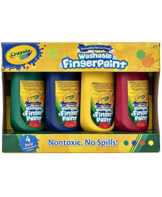 Crayola Washable Finger Paints 4 Pack