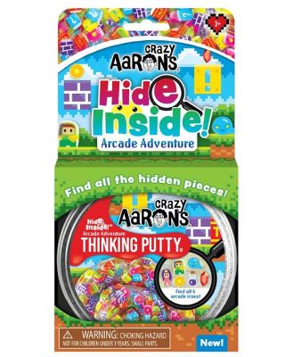 Crazy Aarons Thinking Putty 10cm Tin Hide Inside Arcade Adventure
