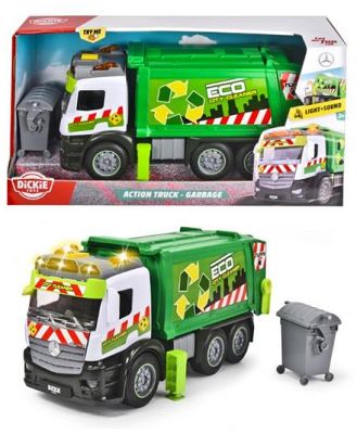 Dickie Toys Action Garbage Truck With Light & Sound
