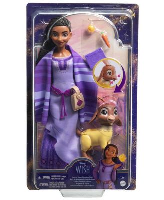 Disney Wish Asha Of Rosas Adventure Pack Doll & Accessories