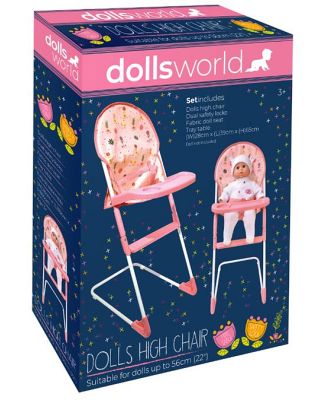 Dolls World Baby Doll High Chair