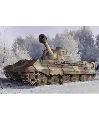 Dragon Model Kit 1:35 Kingtiger Late Production With New Pattern Track Ardennes 1944